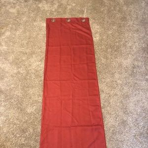 Red Grommet curtains